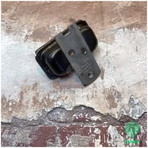 Close-up of a voltage stabiliser component used in electrical systems, highlighting its black casing and mounting bracket. Suitable for industrial and electrical maintenance contexts.